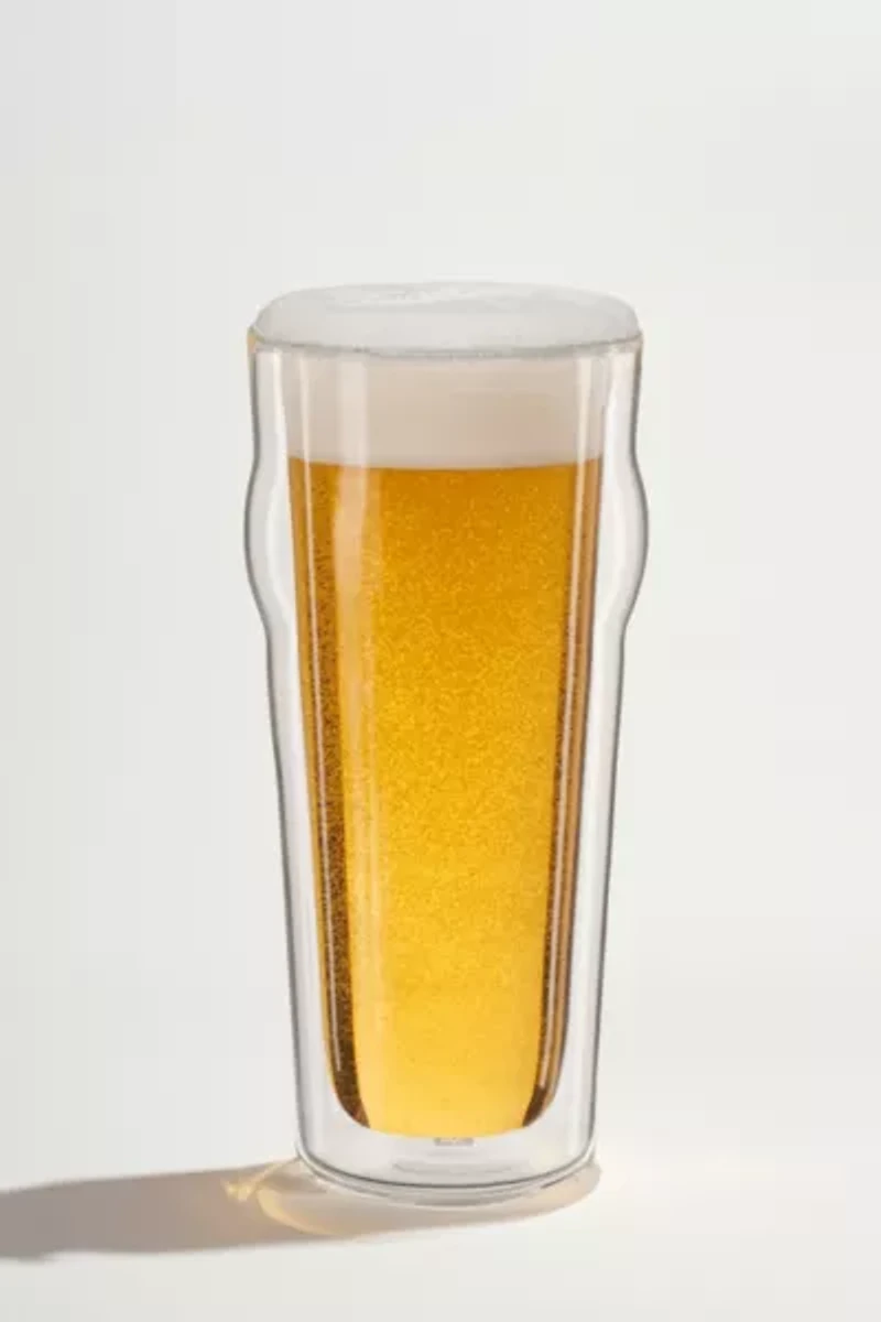 ZWILLING Sorrento Double-Wall Pint Beer Glass Set