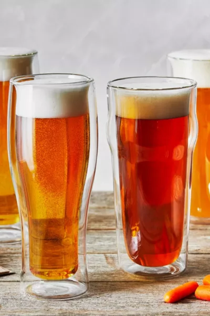 ZWILLING Sorrento Double-Wall Pint Beer Glass Set