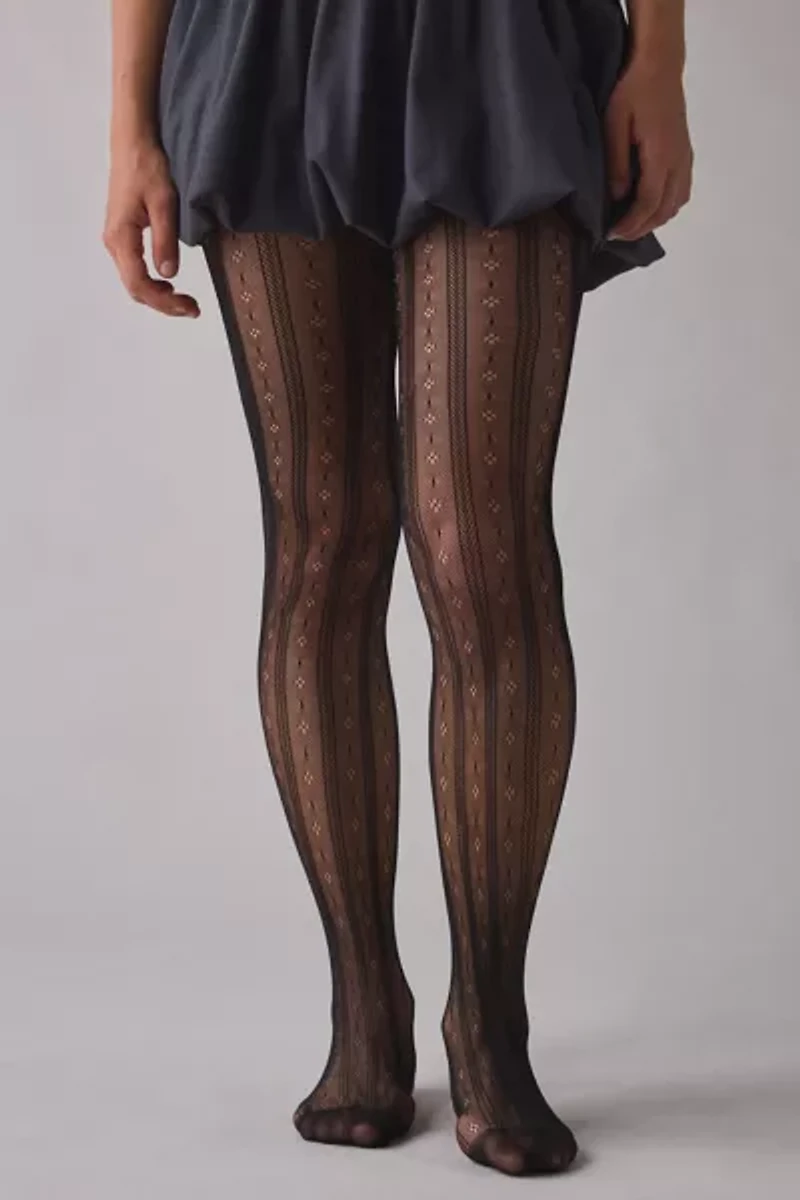 Clover Pointelle Tights