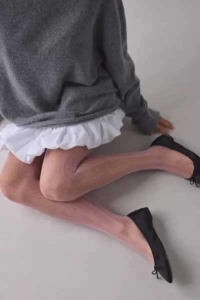 Clover Pointelle Tights