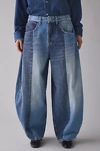 BDG Oversized Cocoon Spliced Patchwork Jean