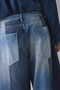 BDG Oversized Cocoon Spliced Patchwork Jean