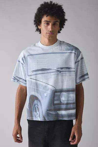 Car Allover Graphic Print Tee