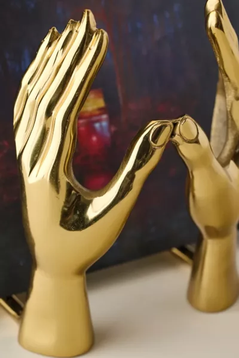 Hands Metal Vinyl Record Storage Rack