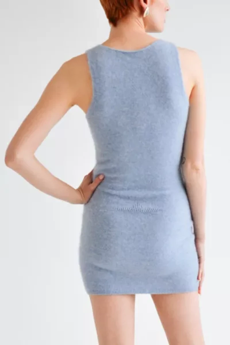 Smucky Lily Sleeveless Wool Blend Mini Dress
