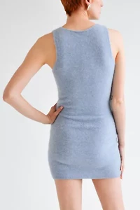Smucky Lily Sleeveless Wool Blend Mini Dress