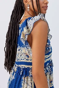 Magnolia Ruffle Maxi Dress