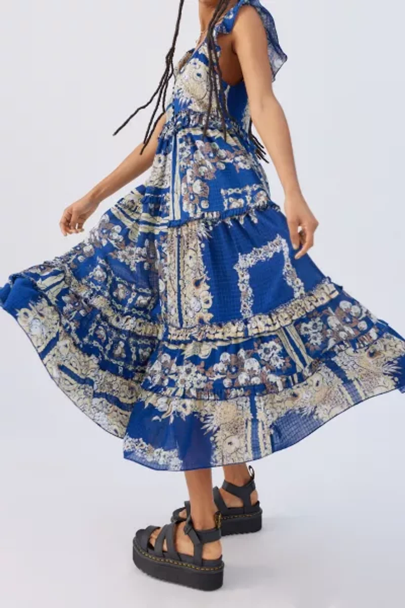 Magnolia Ruffle Maxi Dress