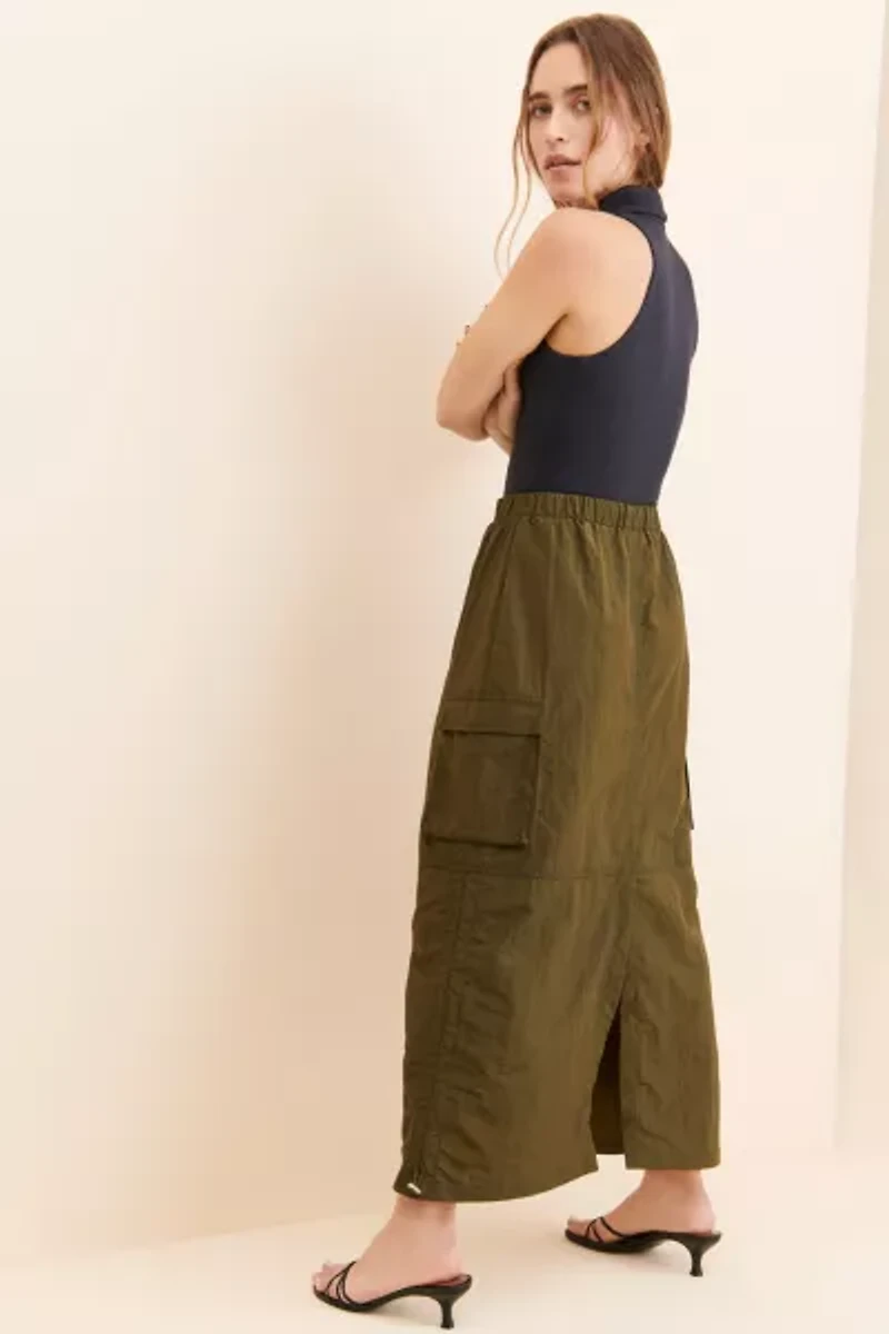 Dizzy Lizzy Cargo Maxi Skirt