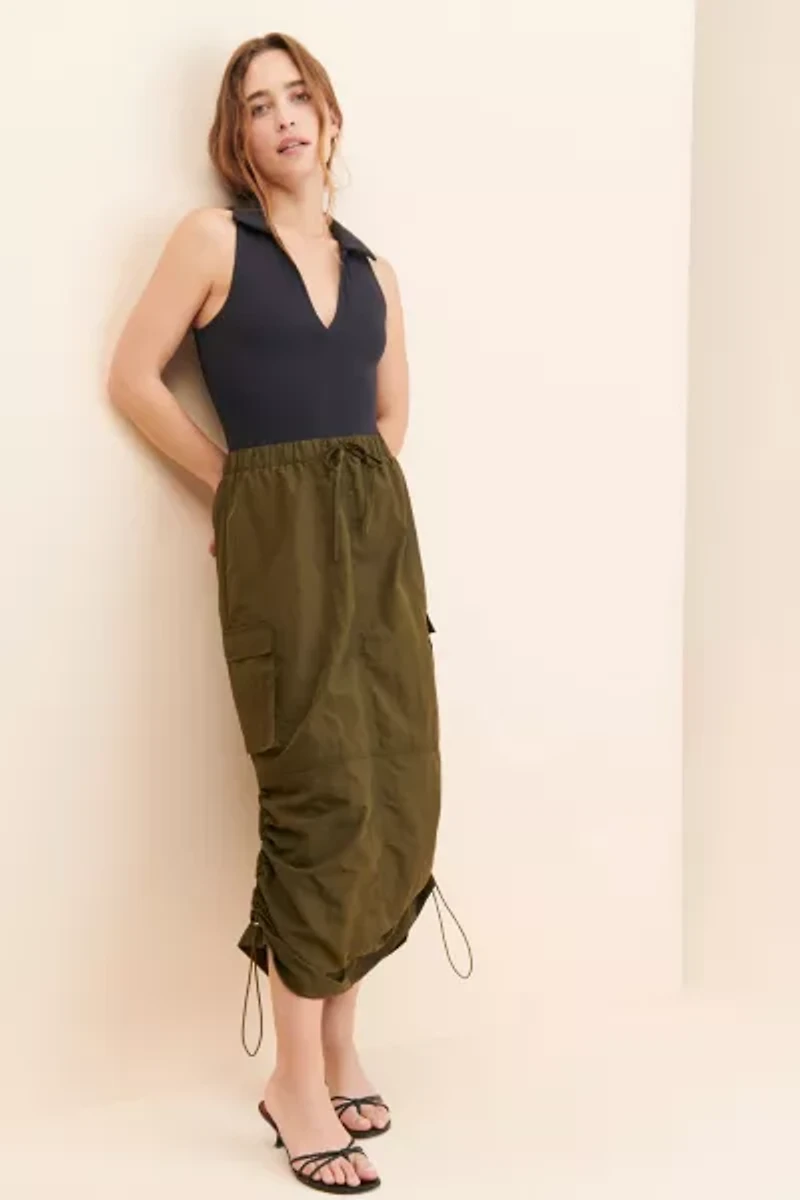 Dizzy Lizzy Cargo Maxi Skirt