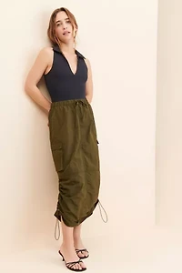 Dizzy Lizzy Cargo Maxi Skirt