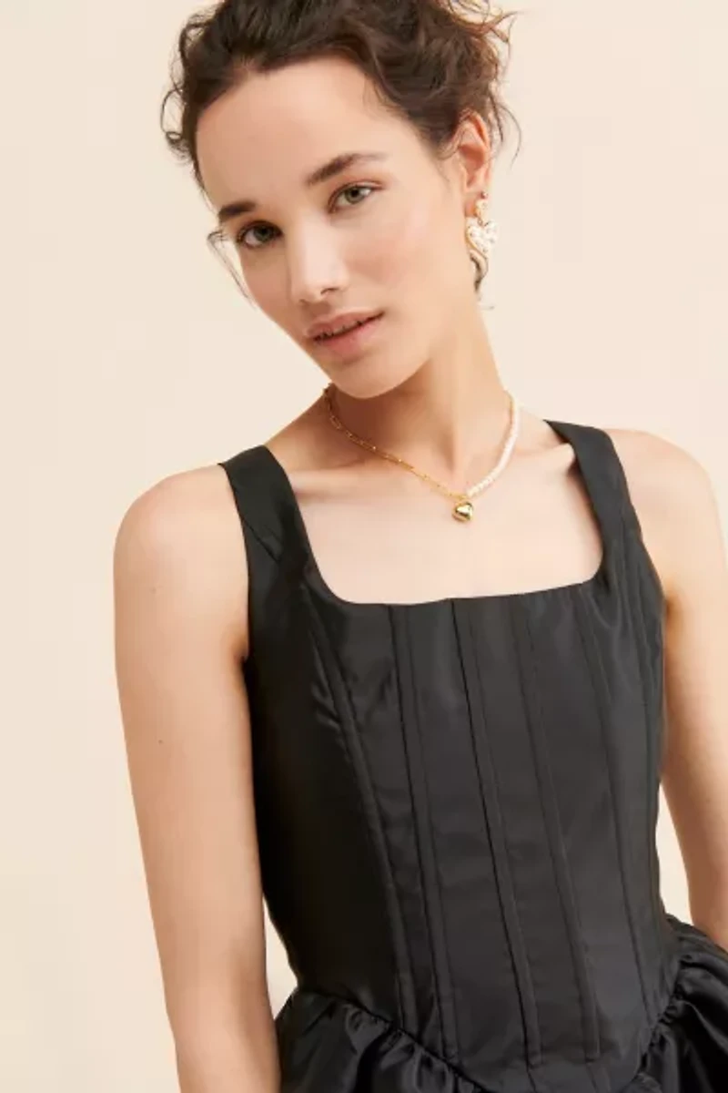 Glamorous Corset Satin Mini Dress