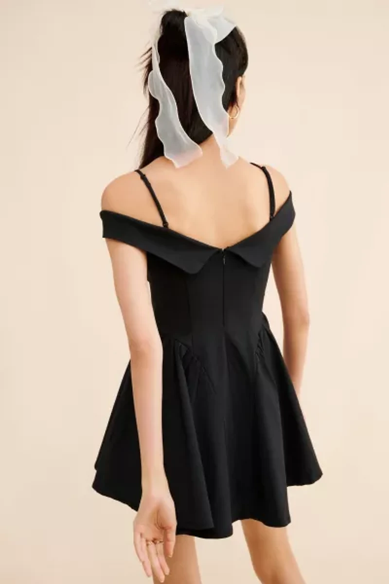 Beatrice Off-The-Shoulder Mini Dress