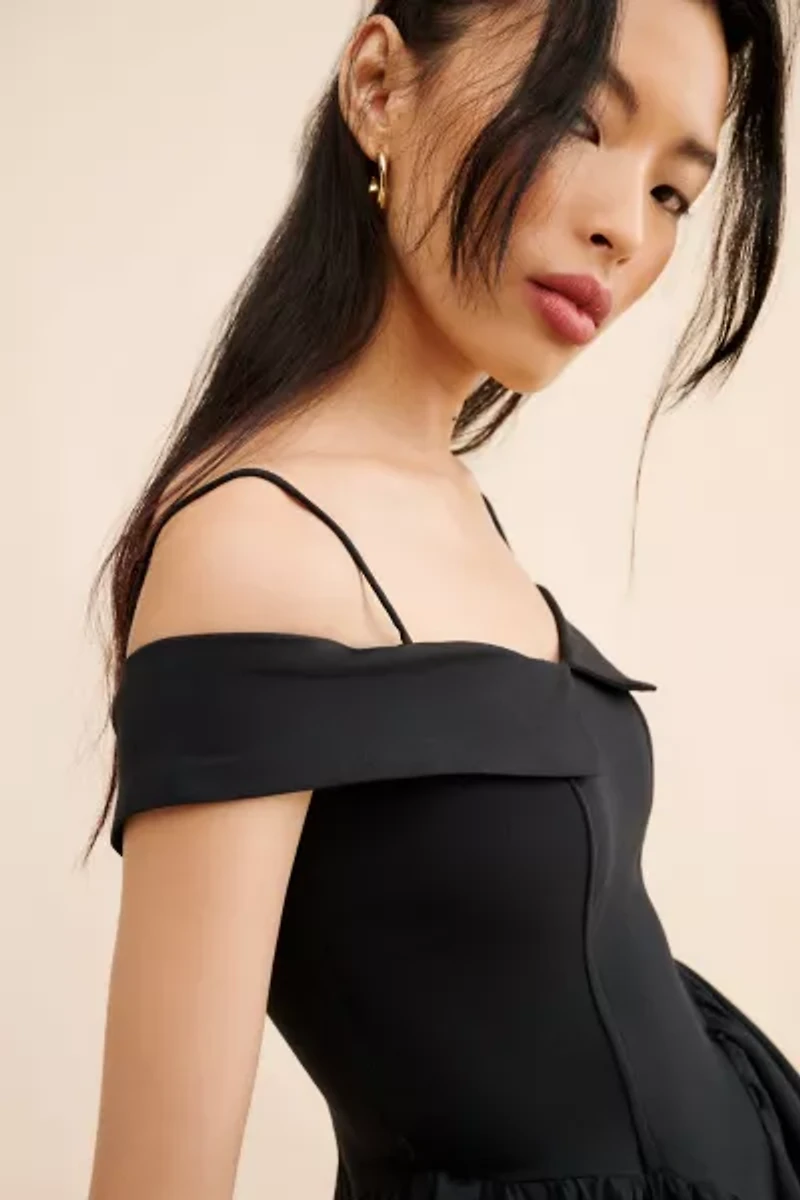 Beatrice Off-The-Shoulder Mini Dress