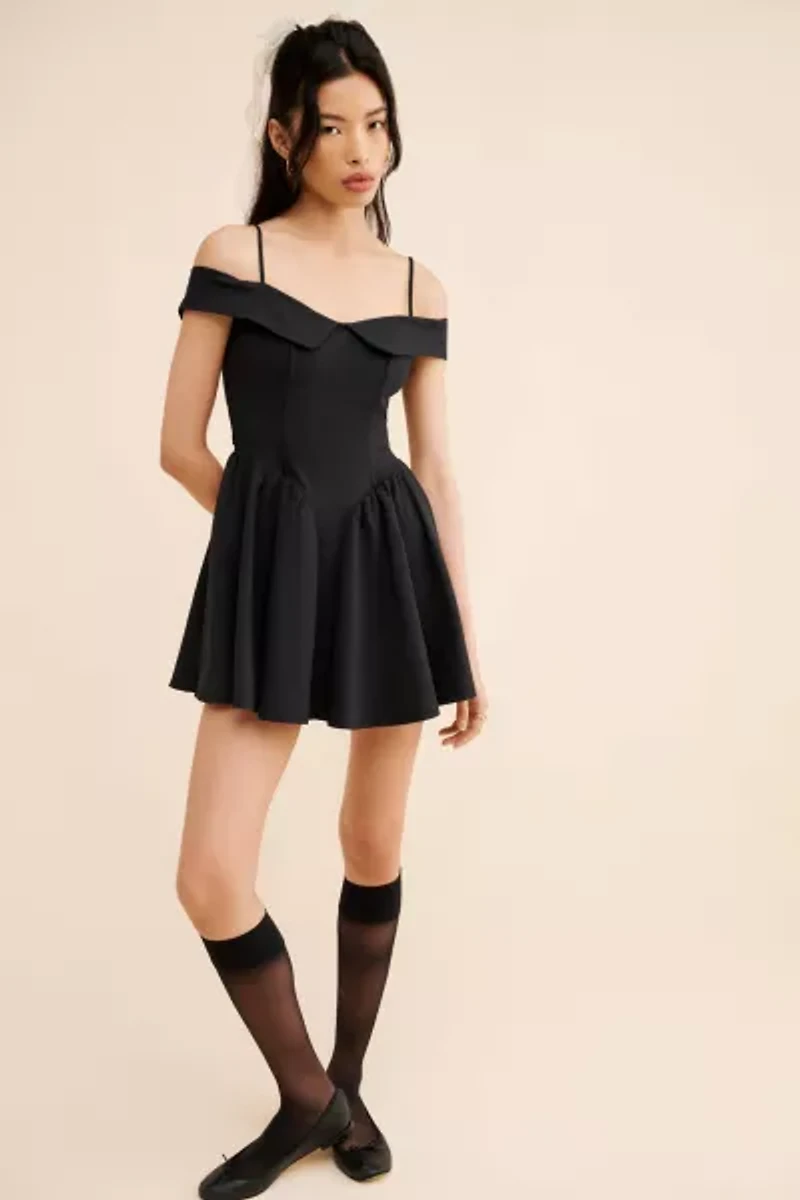 Beatrice Off-The-Shoulder Mini Dress