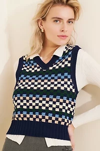 Dunst Unisex Crafted V-Neck Sweater Vest
