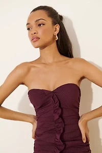 Ecote Camilla Ruffle Mini Dress