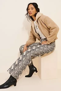 Lioness Top Model Snakeskin Jeans