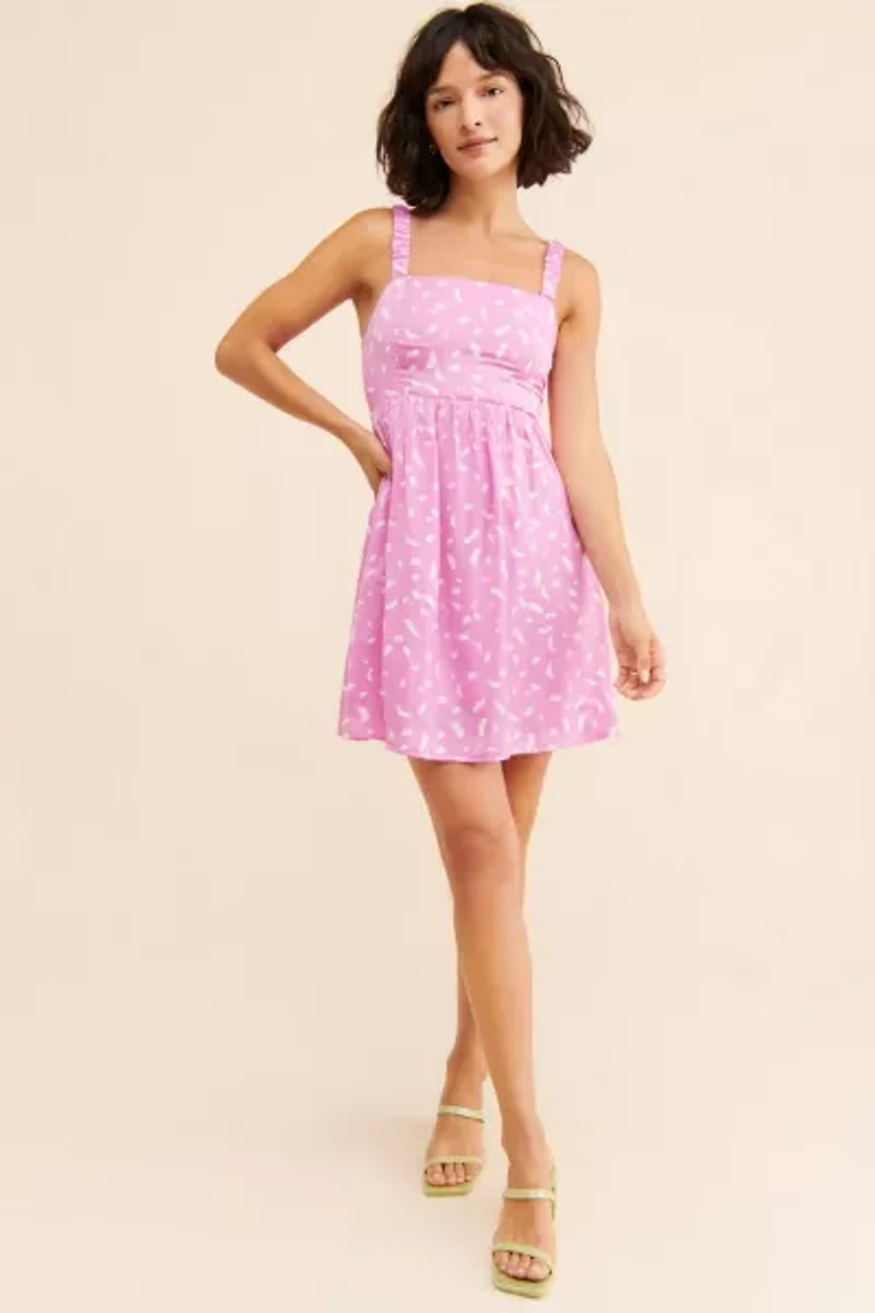 Saltwater Luxe Tank Printed Mini Dress