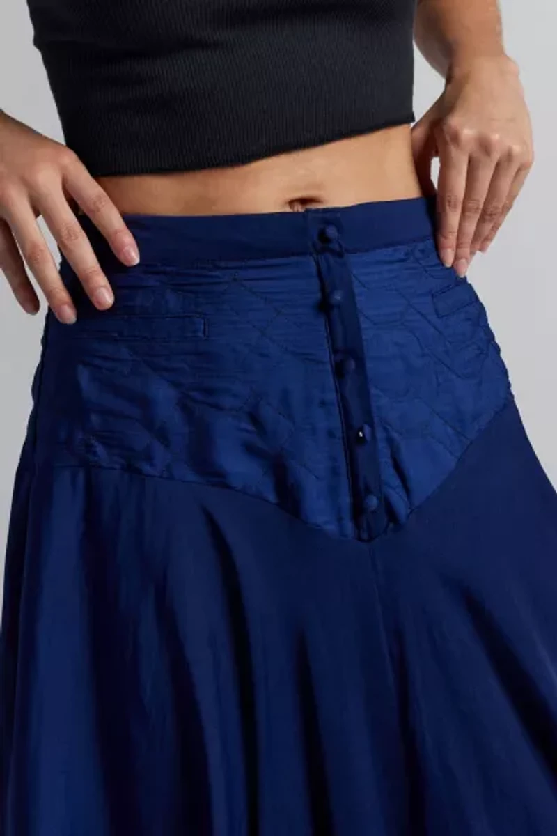 Vanessa Drop Waist Midi Skirt