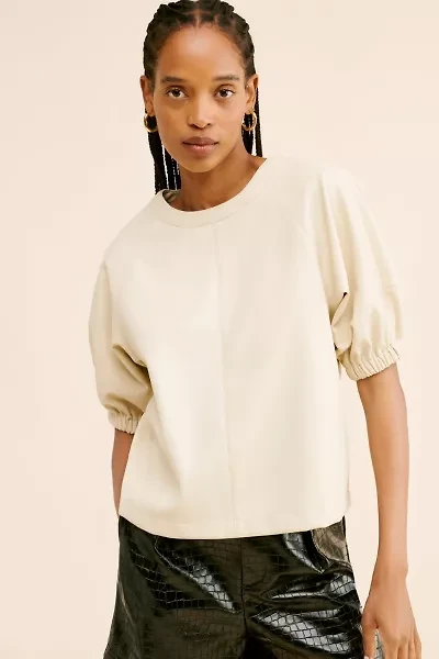 Steve Madden Reilly Vegan Leather Top