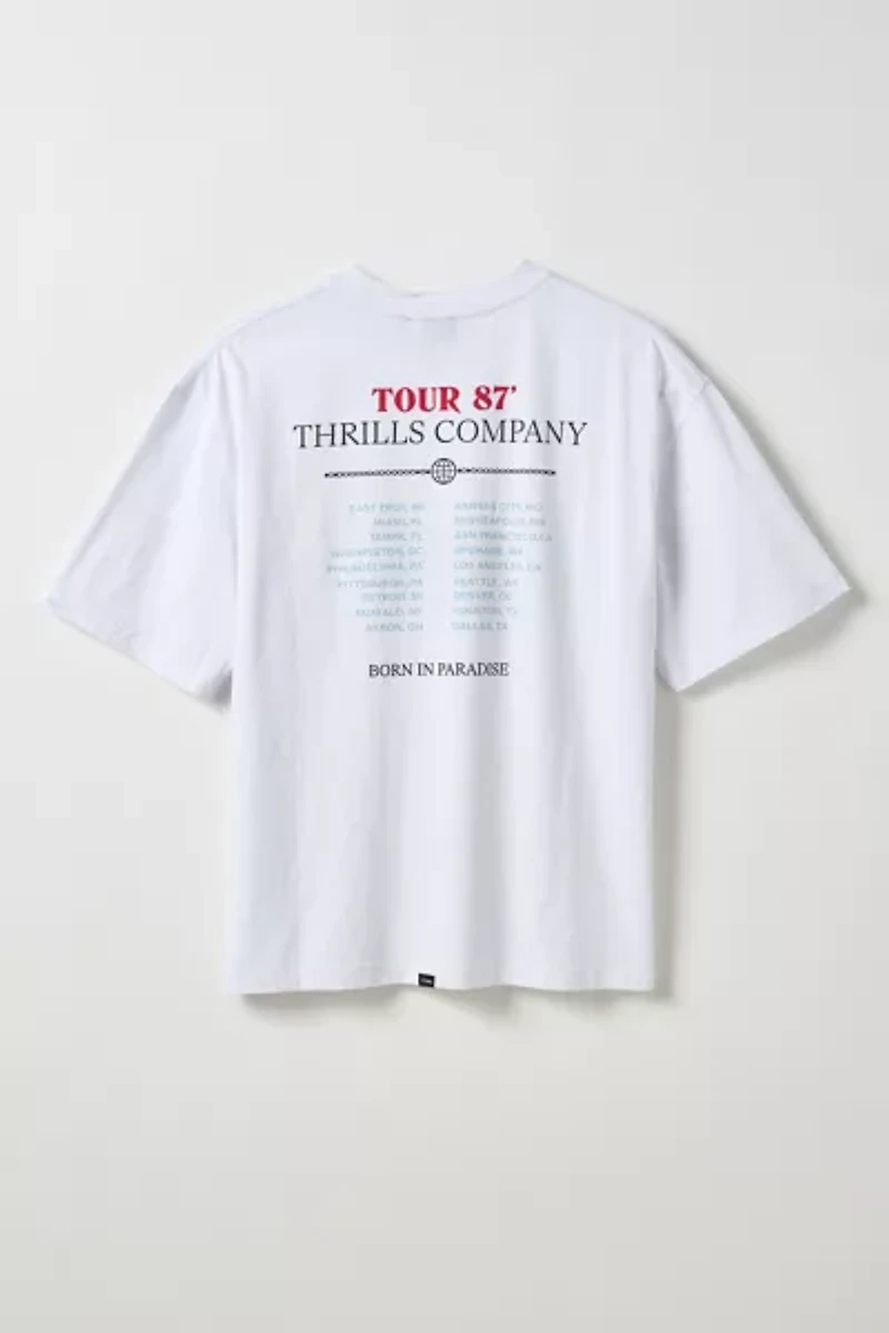 THRILLS Metal Dust Graphic Cropped Tee