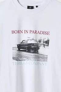 THRILLS Metal Dust Graphic Cropped Tee