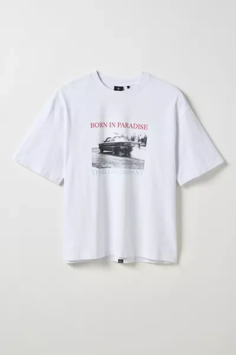 THRILLS Metal Dust Graphic Cropped Tee