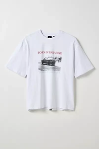 THRILLS Metal Dust Graphic Cropped Tee