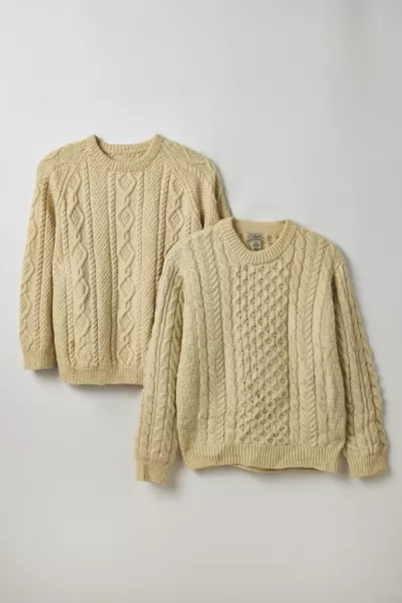 Vintage By UO Chunky Knit Fisherman Sweater