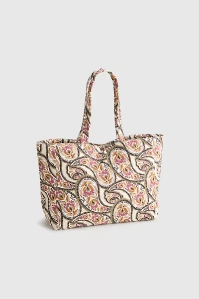 Vera Bradley Quilted Cotton Hathaway Tote Bag