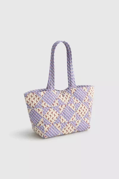 Vera Bradley Quilted Cotton Small Hathaway Tote Bag