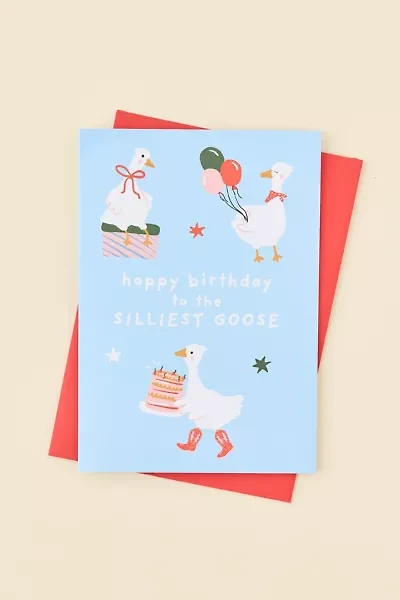 Silly Goose Birthday Card
