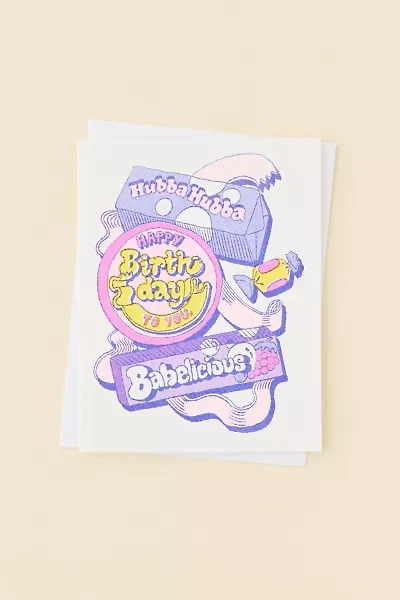 Yellow Owl Workshop Hubba Hubba Babelicious Birthday Card