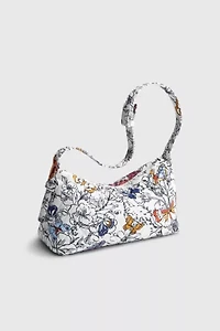 Vera Bradley Quilted Cotton Roxbury Crescent Bag
