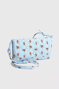 Vera Bradley Quilted Cotton Wildwood Crossbody Wallet