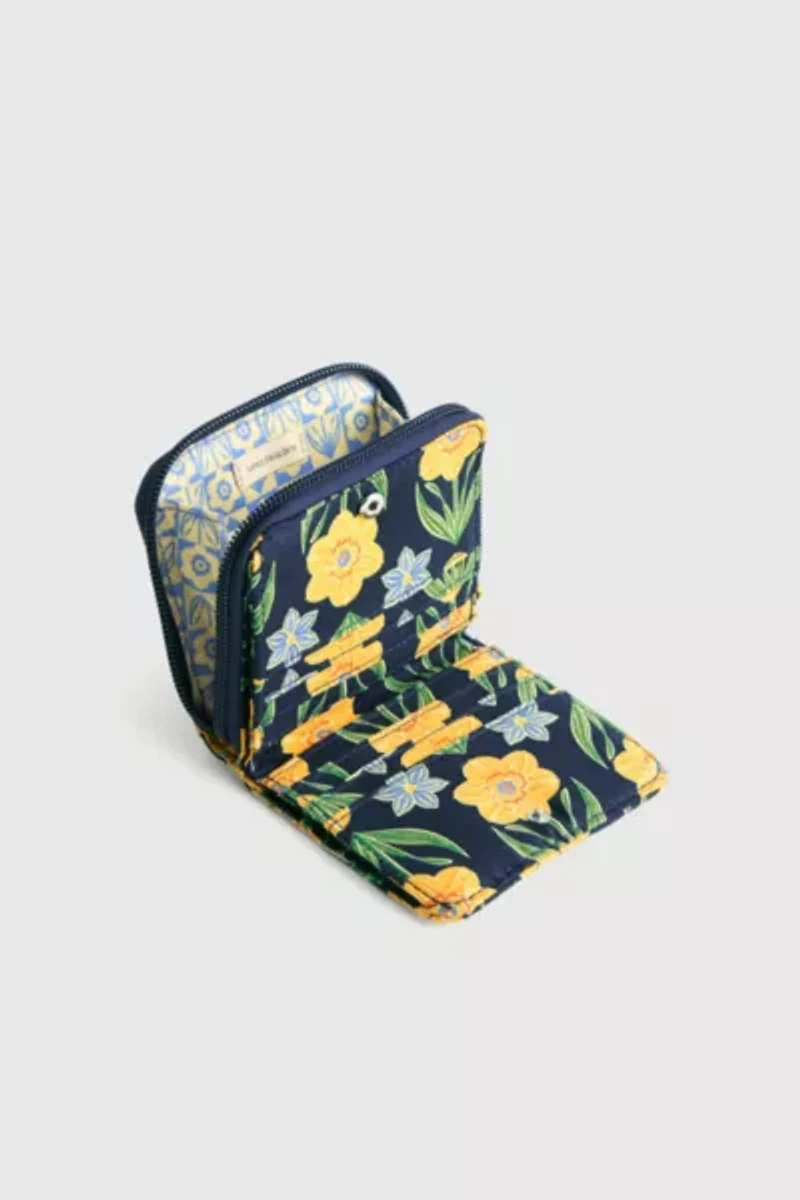 Vera Bradley Quilted Cotton Small Zip Wallet