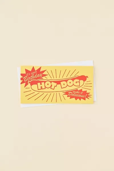 a. favorite design, inc. Hot Dog Birthday Card