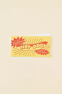 a. favorite design, inc. Hot Dog Birthday Card