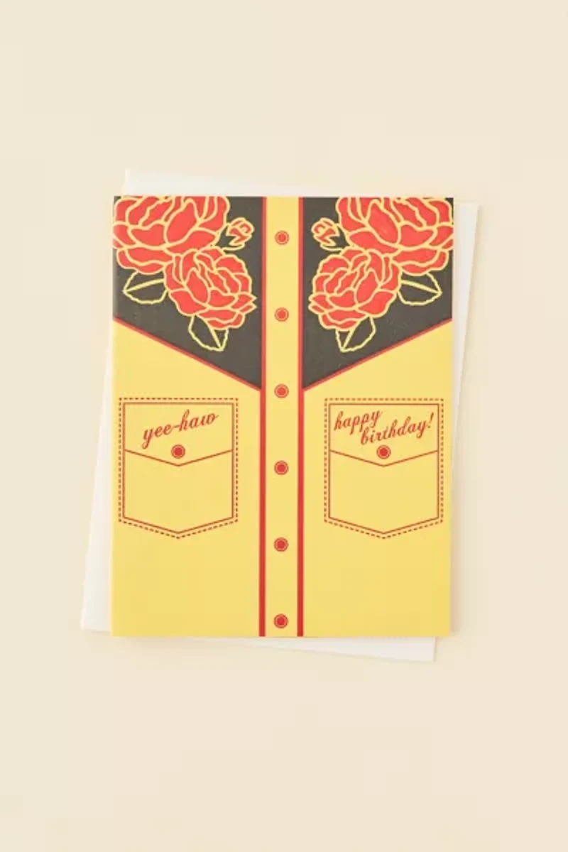a. favorite design, inc. Yee-Haw Western Birthday Card