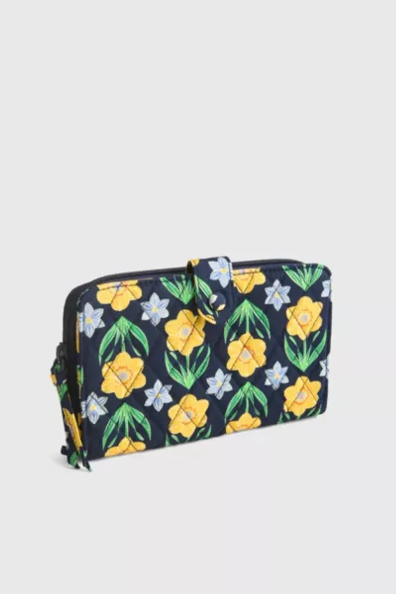 Vera Bradley Quilted Cotton Large Tab Wallet
