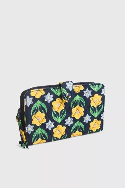 Vera Bradley Quilted Cotton Large Tab Wallet