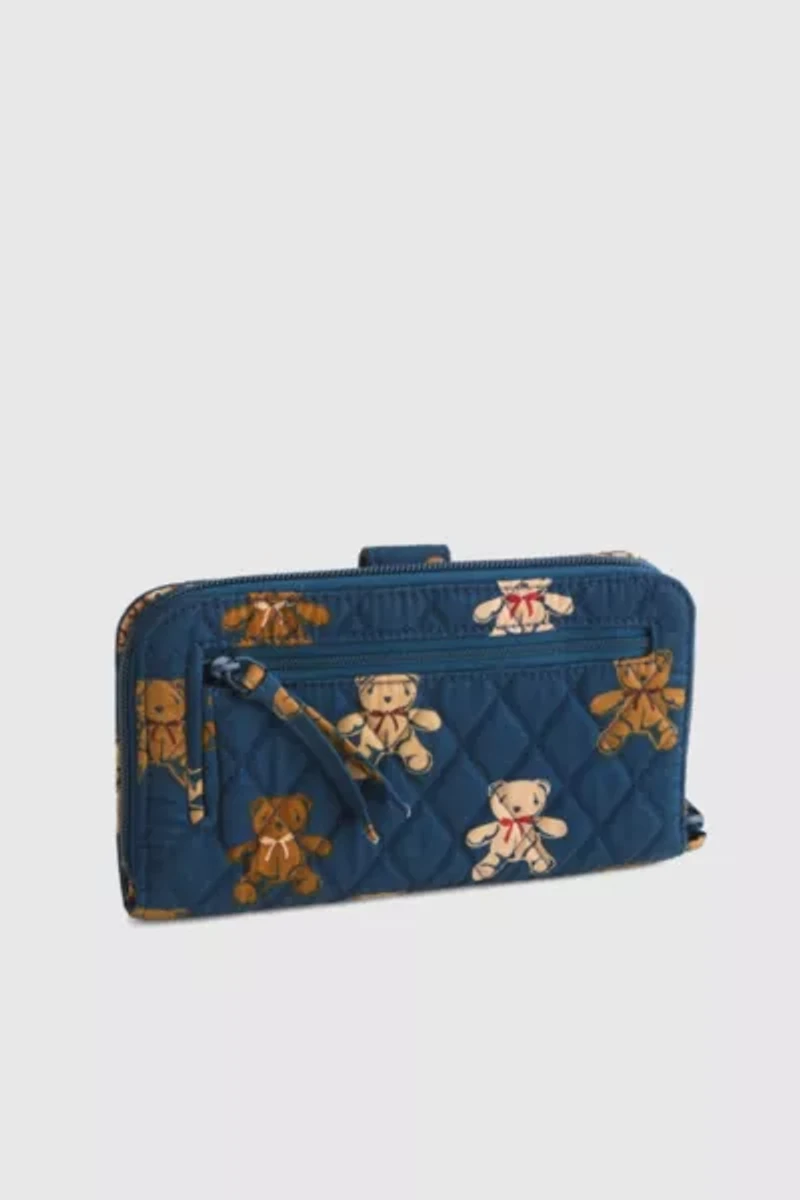 Vera Bradley Quilted Cotton Large Tab Wallet