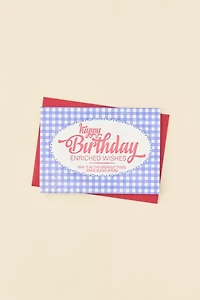 a. favorite design, inc. Enriched Wishes Bread Birthday Card