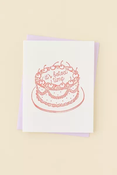 Dahlia Press Botox Time Birthday Card