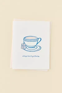 Dahlia Press Spill The Tea Greeting Card