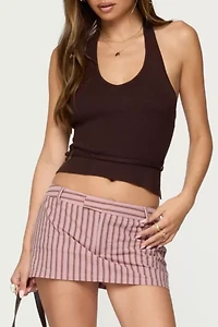 Edikted Marlow Striped Mini Skort