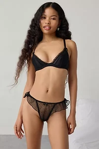 Out From Under Sweet Tease Swiss Dot Mesh Push-Up Bra