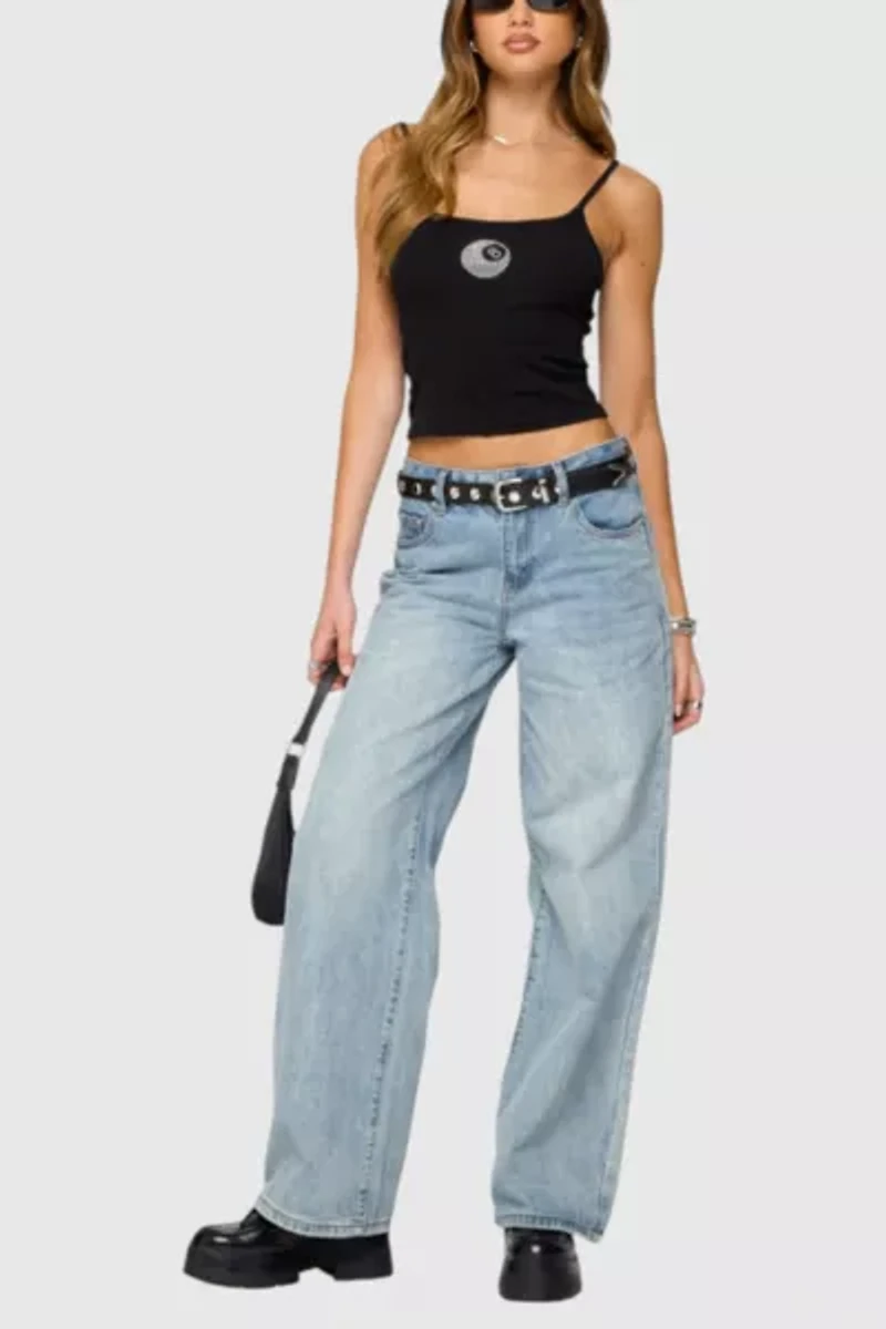 Edikted Rhinestone Magic 8 Tank Top