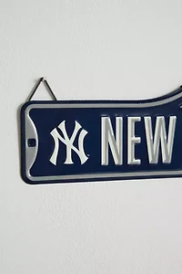 MLB New York Yankees Metal Street Sign